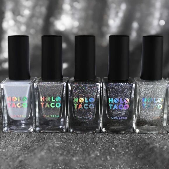 HOLO TACO 3RD ANNIVERSARY GALA COLLECTION: 4 nail polish and 1 topper - Picture 4 of 12